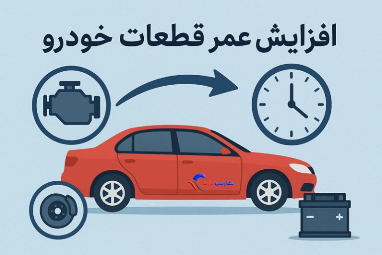 افزایش عمر قطعات خودرو