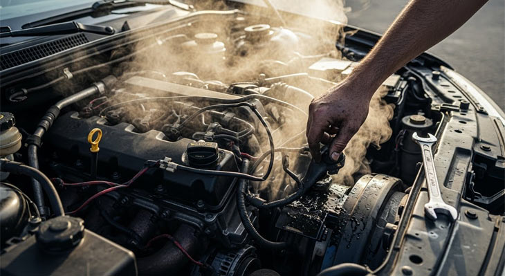 گیرپاژ یا قفل شدن موتور ماشین