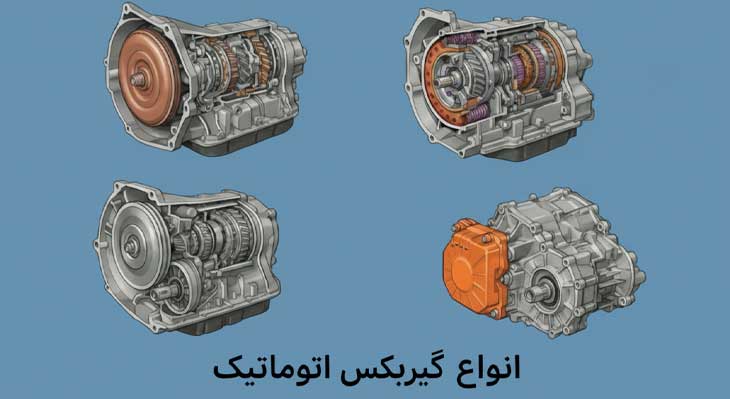 انواع گیربکس اتوماتیک
